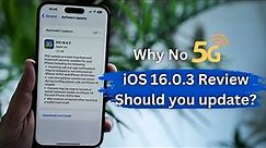 iOS 16.0.3 Review 4 Days Later | Should you update iOS 16.0.3