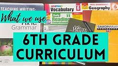 Sixth Grade Homeschool Curriculum |See What We Use for Homeschooling Sixth Grade | Affordable Books