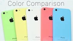 iPhone 5c Color Comparison [Green, Yellow, White, Pink, or Blue?]