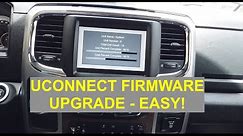 UConnect Firmware Software Upgrade for RAM 1500 (2014-2018)