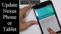 How To Update Any Nexus Phone Or Tablet To Latest Android Version- No Rooting Needed [Tutorial]