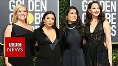 Golden Globes 2018: Why stars wore black on the red carpet - BBC News