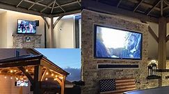 Check out these incredible outdoor TV setups.
