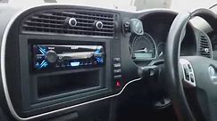 Saab 93 2002 - 2014 simple radio removal & install guide with part numbers.