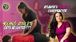 *VERY YOUNG* Athlete Gets ADJUSTED? *Chiropractic Cracking*