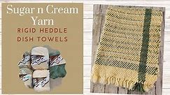 Weave a Dish Towel with Sugar n Cream Cotton Yarn on a Rigid Heddle Loom