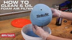 How To Clean & Oil a Foam Air Filter on Motorcycle or ATV