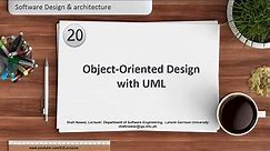 20-Object Oriented Design with UML