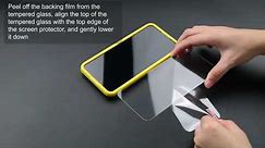 Tutorial for Installing Tempered Glass Screen Protector on Mobile Phones