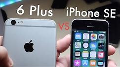 iPHONE 6 PLUS Vs iPHONE SE In 2018! (Comparison) (Review)