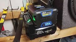 Kobalt Battery Charging (80v)