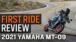 2021 Yamaha MT-09 First Ride Review