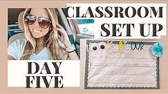CLASSROOM SET UP DAY 5 | VLOG | 2nd Grade Teacher