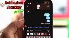 Has Notifications Silenced on iPhone iOS? - Here's Why!