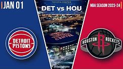 DET vs HOU | JAN 01 | NBA SEASON 2023-24