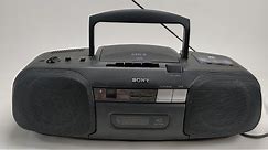 Sony CFD-6 CD Cassette Radio Boombox