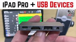 How to connect USB devices to an iPad Pro or iPad Air 4 with USB-C
