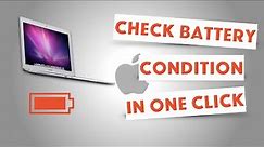 How to check battery health in Macbook | Check battery cycle count
