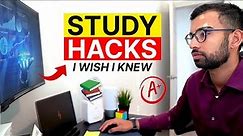 5 Study Hacks I Wish I Knew