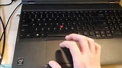 How to properly use the new Lenovo touchpads/trackpads