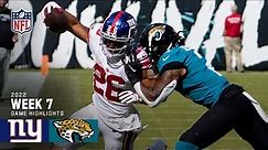 New York Giants vs. Jacksonville Jaguars | 2022 Week 7 Game Highlights