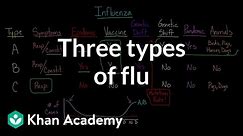 Three types of flu | Infectious diseases | Health & Medicine | Khan Academy