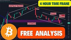 Live Bitcoin 4 hour Time Frame Free Analysis