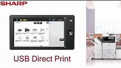 SHARP MFP - USB Direct Print