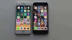 iPhone 6 vs 6s on ios 11.0.3 !