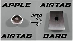Turn Apple AirTag Into A Card For Your Wallet (DIY) | Is It The Best AirTag Card?