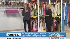 Joy Mangano Huggable Hangers Designer Closet Organize-It Set