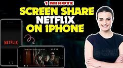 How to screen share Netflix on iphone 2024 | Watch Netflix On Facetime With Friends