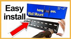 How to install TV wall mount Tilting | Onn 32" to 47" Review