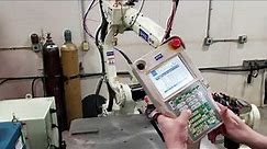 OTC Daihen FD Robot programming demonstration