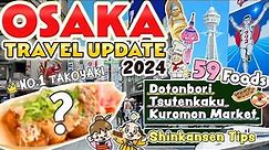 Osaka Japan Street Food / Travel Vlog / Dotonbori, Shinkansen Tips and more!