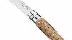 Opinel No8 Stainless Steel Folding Pocket Knife – Premium Wood Handles
