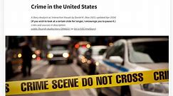 Crime in the United States (A Story Visualization)