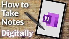 How to take Digital Notes