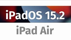 How do I update my old iPad Air to the latest version 15.2 | iPadOS 15.2