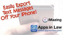 iMazing – The Amazingly Easy Way To Export Text Messages Off Your iPhone (+ Backup & File Transfer!)