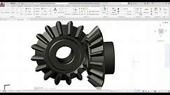 AutoCAD 3D How to Create Bevel Gear (EASY STEP 2020) in autocad by (ⓐⓤⓣⓞⓒⓐⓓⓒⓜⓓ) ✅