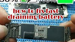 Cellphone Repair Tutorial How To Fix iPhone 6s solution fast draining battery repair common issue