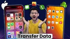 How to transfer file or data from android to iPhone or iphone to android