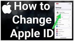 How To Change Apple ID Without Losing Data