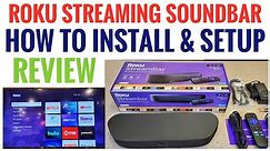 REVIEW & HOW TO SETUP Roku STREAMBAR 9102R HOW TO CONNECT TO TV HDMI SoundBar