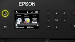 Epson ET-7700/ET-7750: Wireless Setup Using the Control Panel