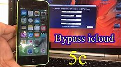 Bypass icloud activation lock iphone 5c تخطي الايكلود 2022