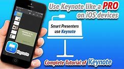 Keynote 2017 - Complete Keynote 2017 tutorial on iPhone and iPad (Full Keynote tutorial iOS device)