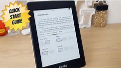Kindle Paperwhite Quick Start Guide