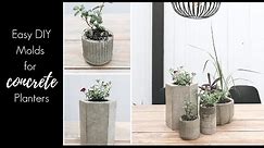 Easy DIY Molds For Concrete Planters at Home!